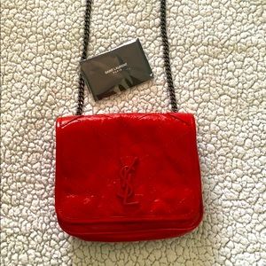 New Yves Saint Laurent red Niki crossbody bag